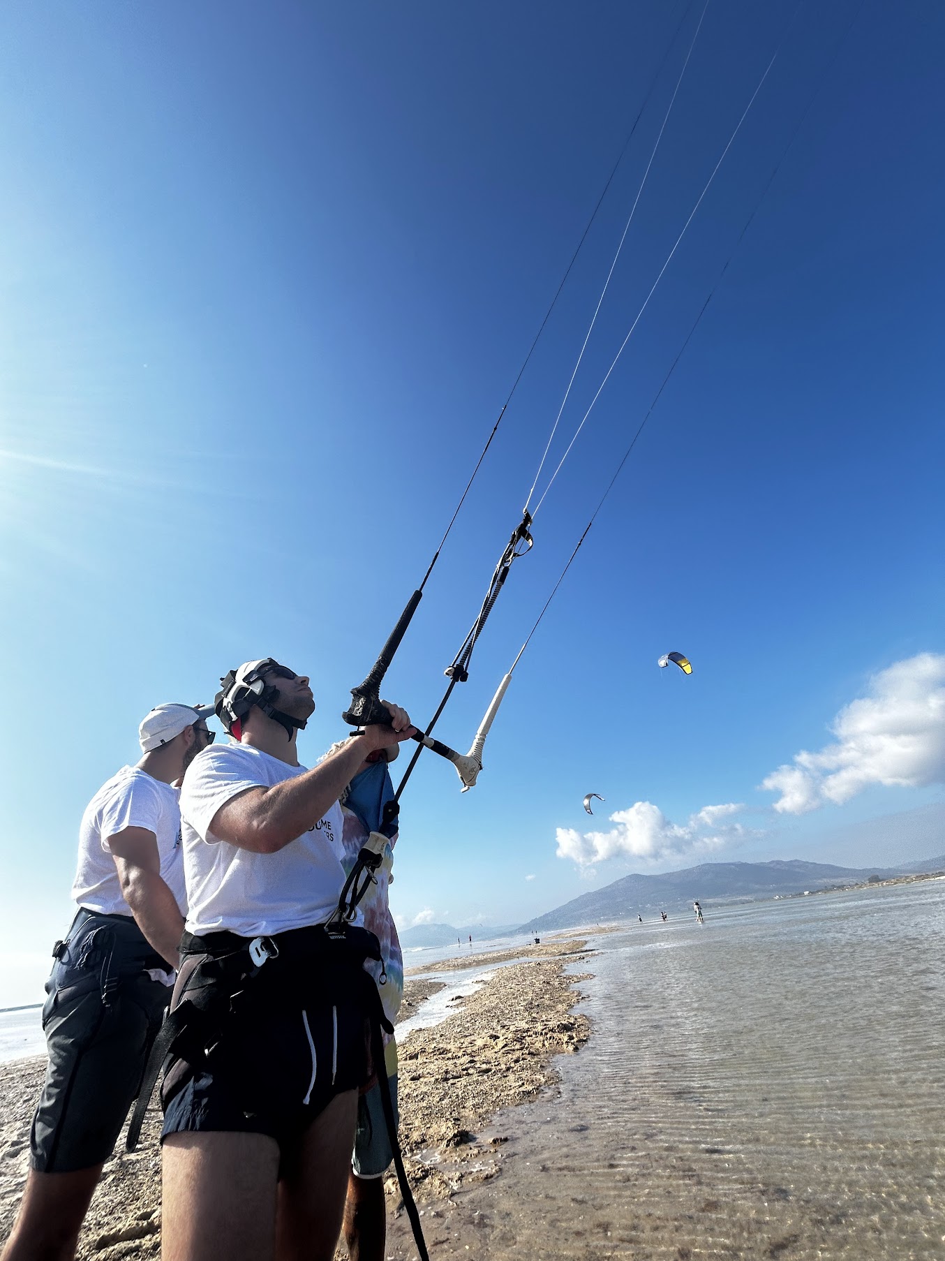 Kitesurfing at Lo Stagnone